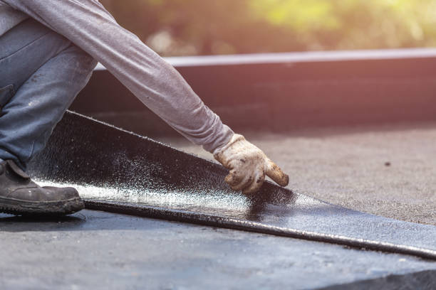 Professional Basement Waterproofing technician working in Somerville, TN